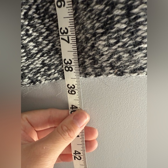 Talbots Knit Long Button Up Sweater Women’s SZ L Wool Cashmere Blend Warm Fall - Picture 7 of 8